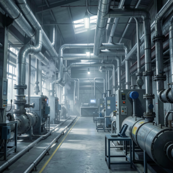 Air handling units and duct risers