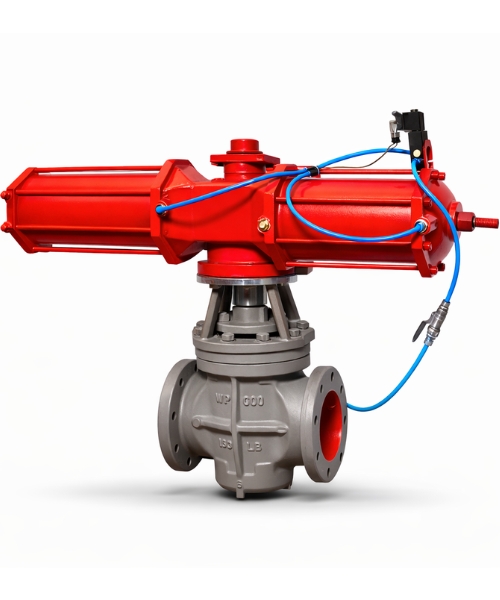 Pneumatic Operated 2-Way Plug Valve