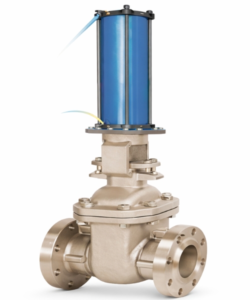 Pneumatic Cylinder Operated Sluice / Gate Valve