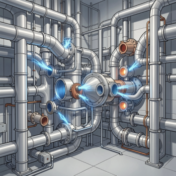 Cold-blast air or process gas control systems