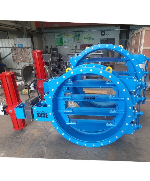 Pneumatically Operated Circular Multi-Louver Damper