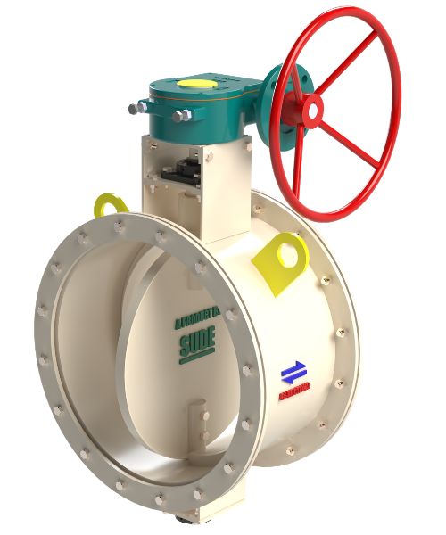 Gear Box Operated Butterfly Damper