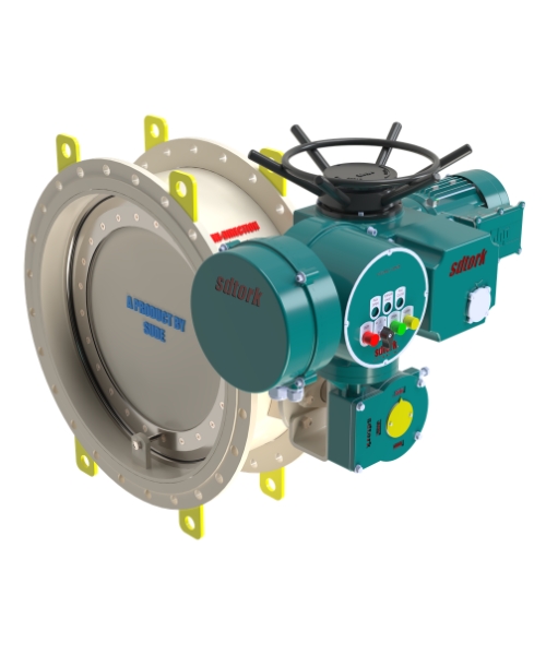 Double Eccentric Butterfly Dampers