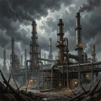 Cement and steel industry exhaust lines