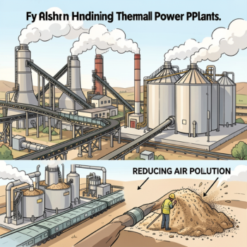 Fly ash handling in thermal power plants