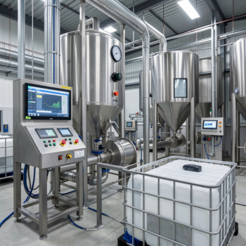 Discharge control for silos, hoppers, and IBCs