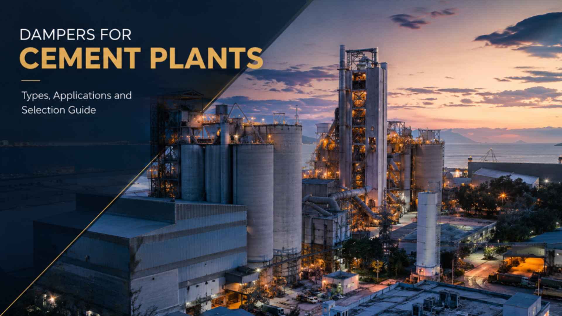 Dampers for Cement Plants: Types, Applications and Selection Guide