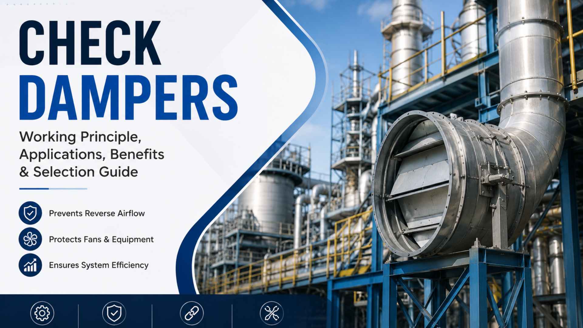 Check Dampers: Working Principle, Applications, Benefits & Selection Guide